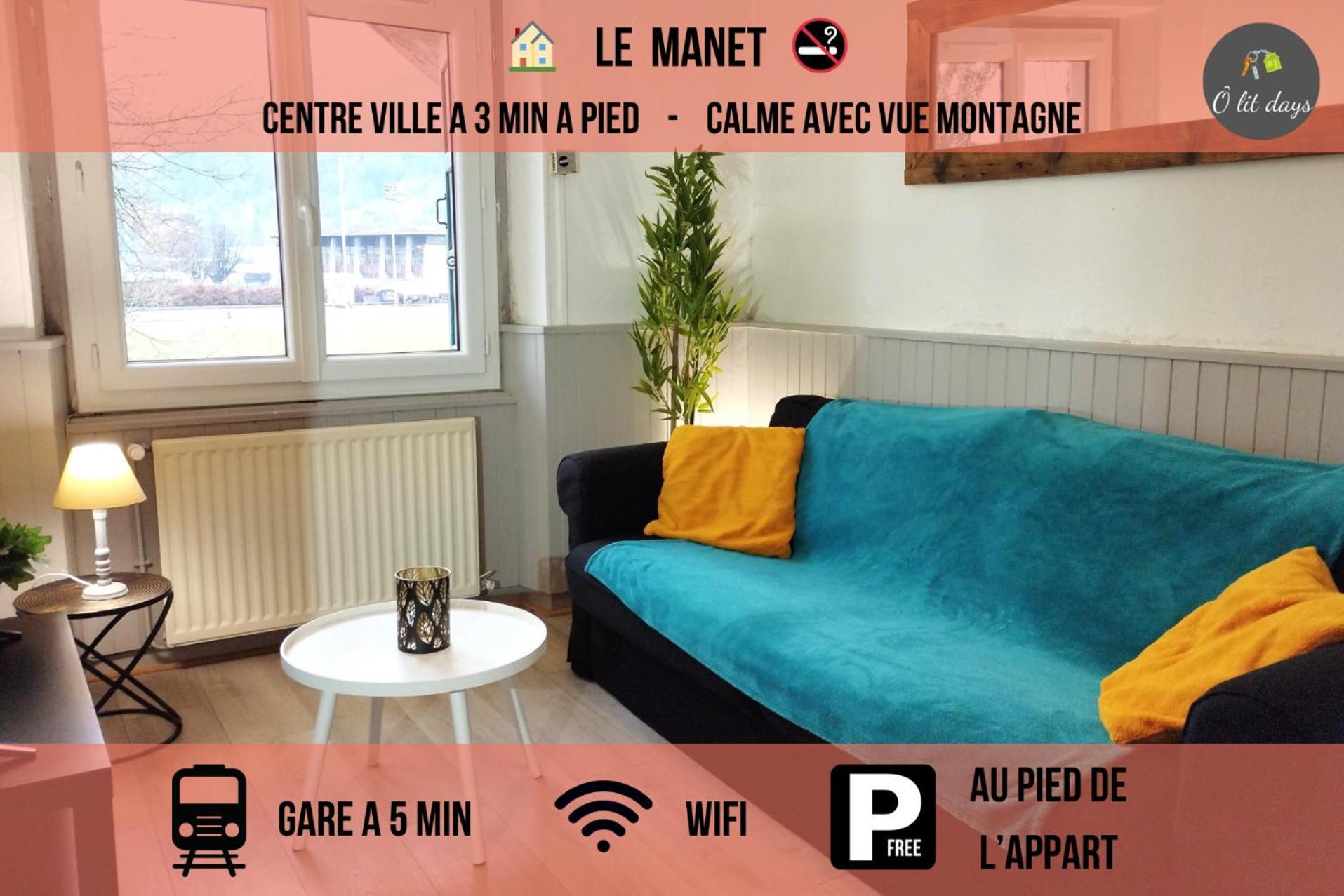 Le Manet - Appartement Proche Centre Ville - Parking Gratuit Bonneville Eksteriør billede